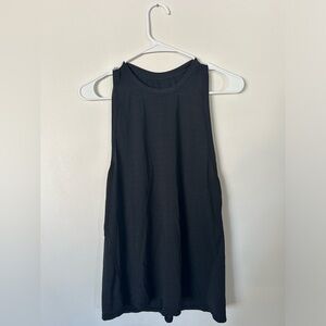 Black Lululemon Silverescent Open Back Tank
